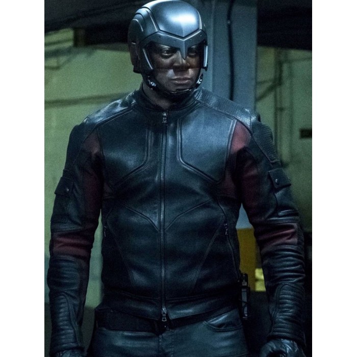 Arrow John Diggle Spartan (Green Arrow) Costume Leather Jacket